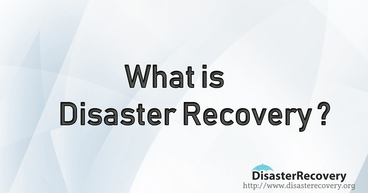 what-is-disaster-recovery-dr-disasterrecovery